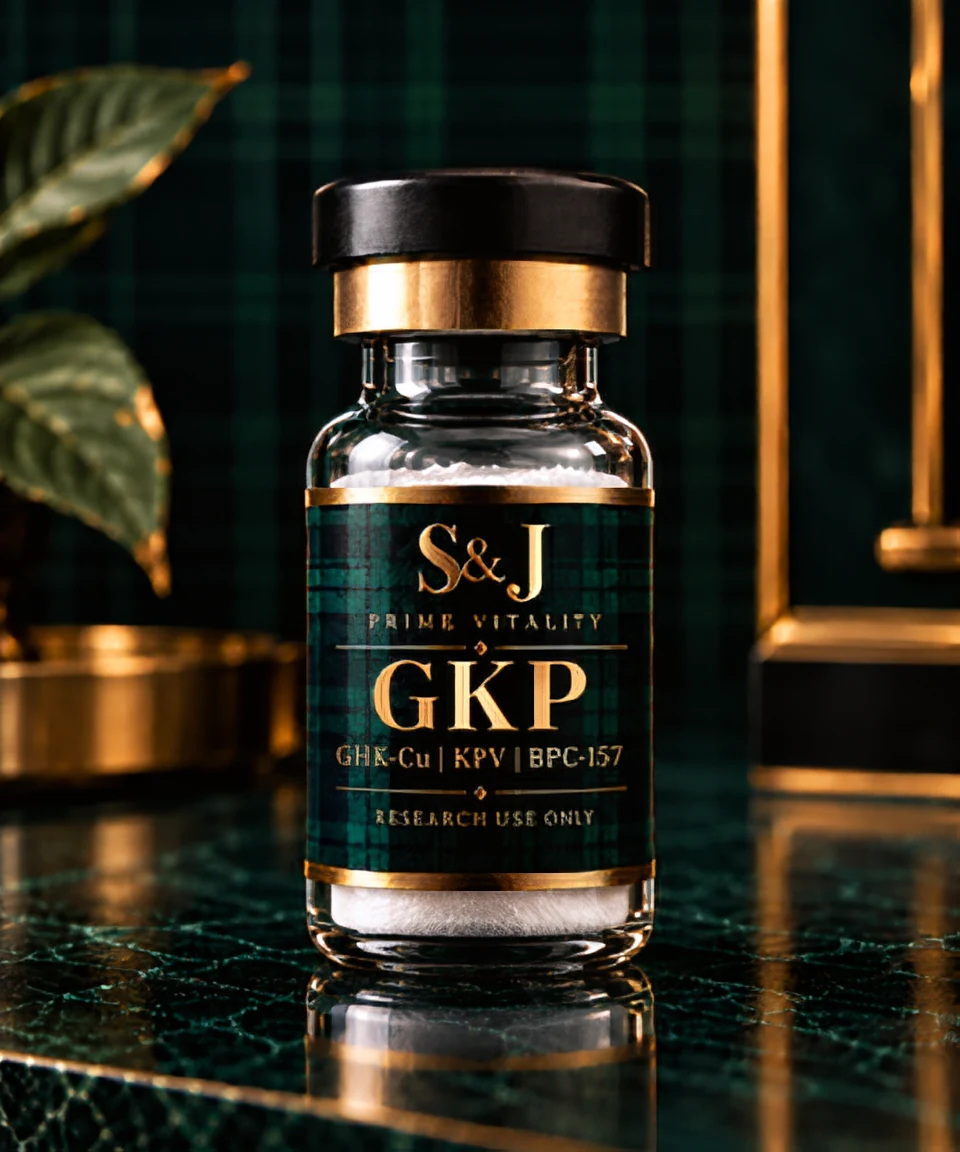 GKP (GHK-Cu + KPV + BPC-157) 70mg research vial