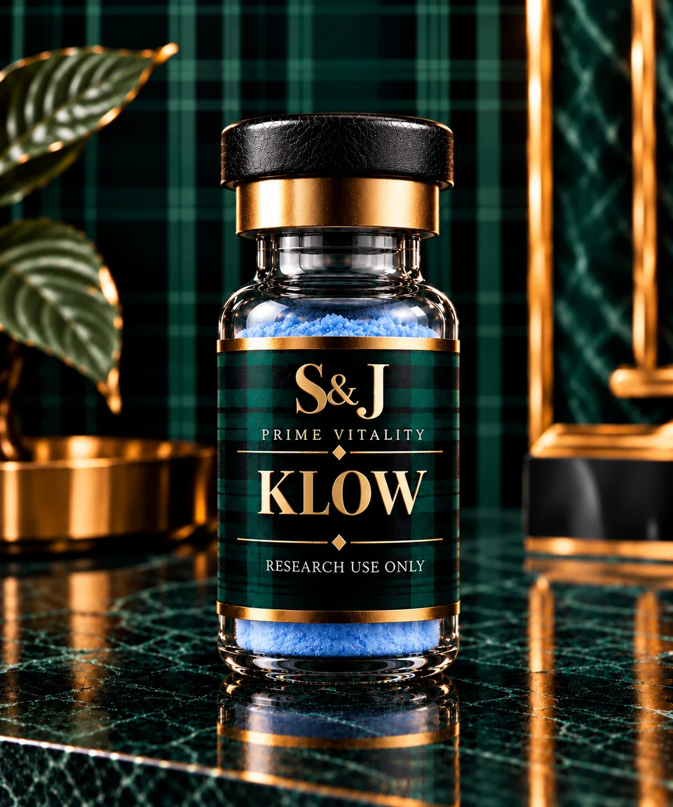 KLOW (BPC-157 + TB-500 + GHK-Cu + KPV) 80mg research vial