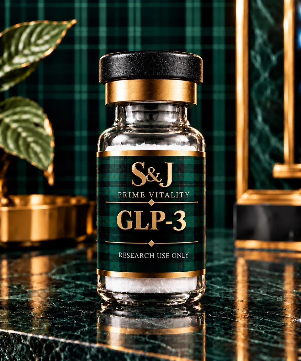 GLP-3 (Retatrutide) 10mg research vial