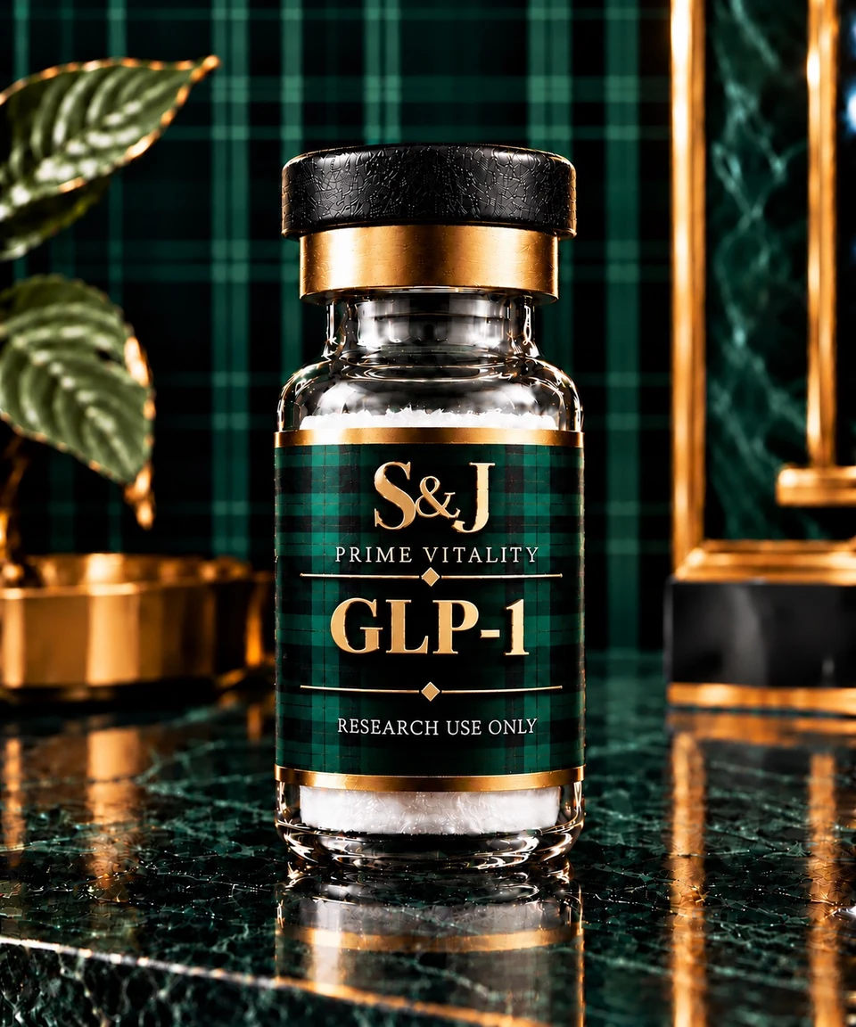GLP-1 (Semaglutide) 5mg research vial